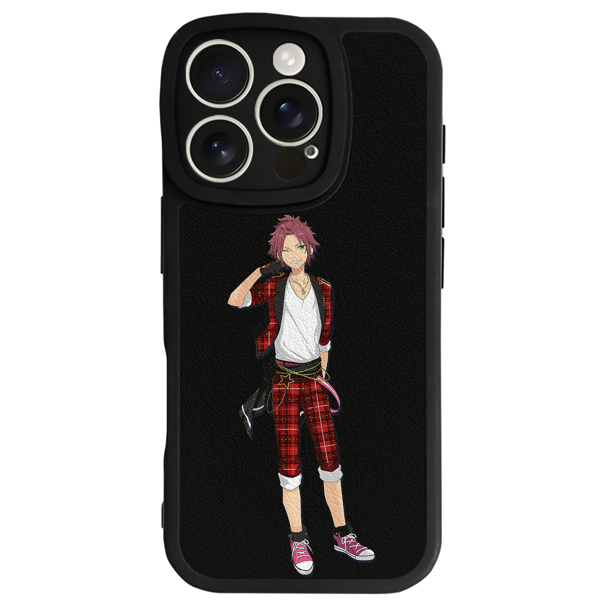 （画像用） あんさんぶるスターズ! Ensemble Stars 【iPhone 16シリーズ対応】シリコンスマホケース（レザー調） 材質：シリコン